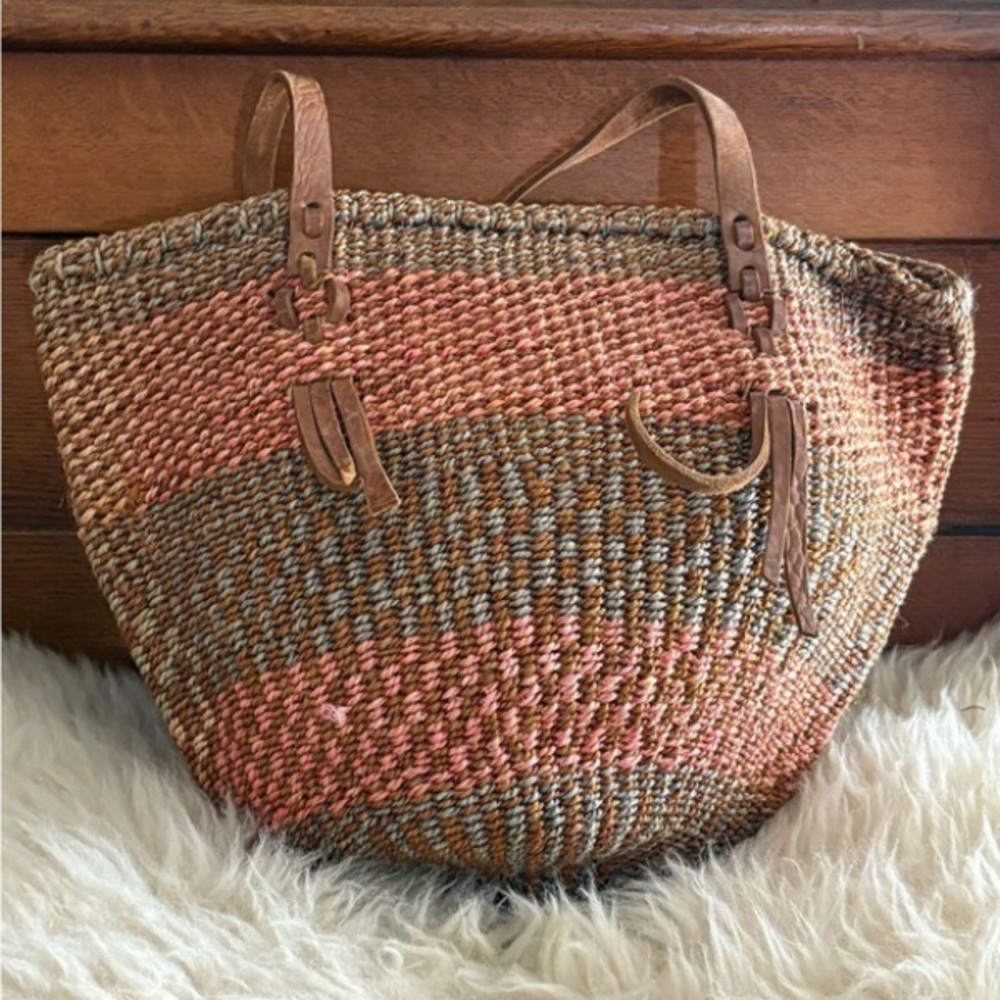 Handwoven Multicolor Tote Bag
